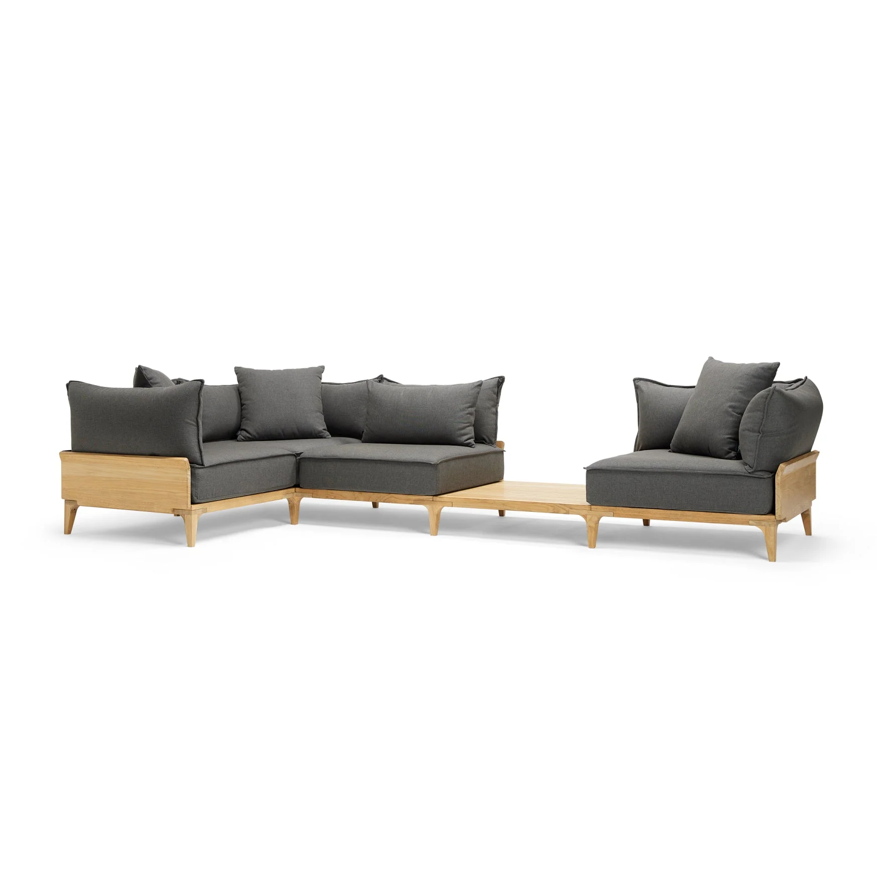 Bluff Sectional with In-line Table - Image 5