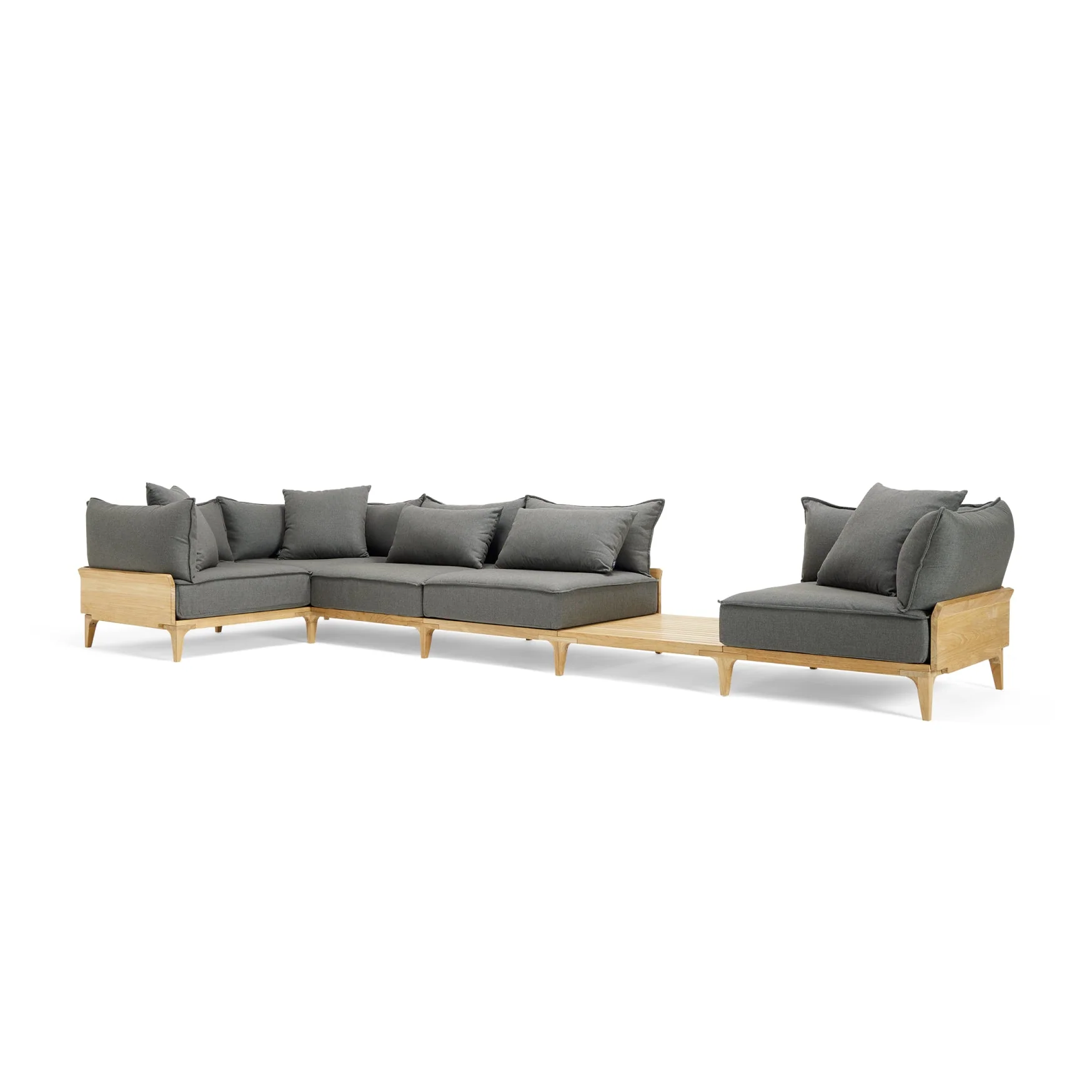 Bluff Sectional with In-line Table - Image 6